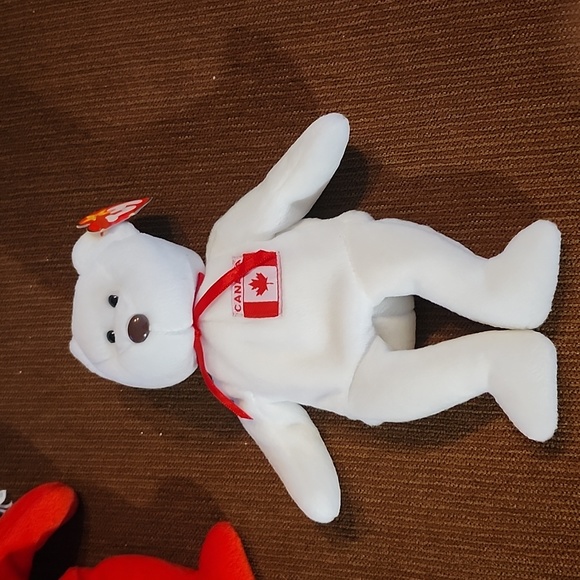 Set of 3 Ty Beanie Babies, Bearon Pierre and Maple - Picture 14 of 16
